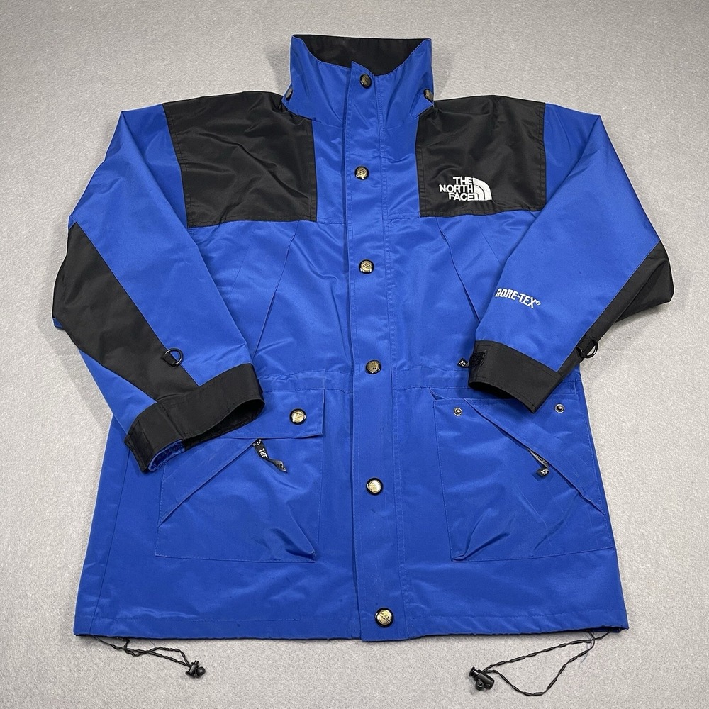 VTG The‎ North Face Jacket Mens Small Blue Vented Insulated Ski Snowboard